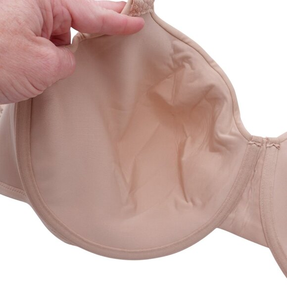 NWT Vanity Fair Beauty Back Full Figure Underwire Minimizer Bra Sz 36H Neutral - Picture 11 of 12